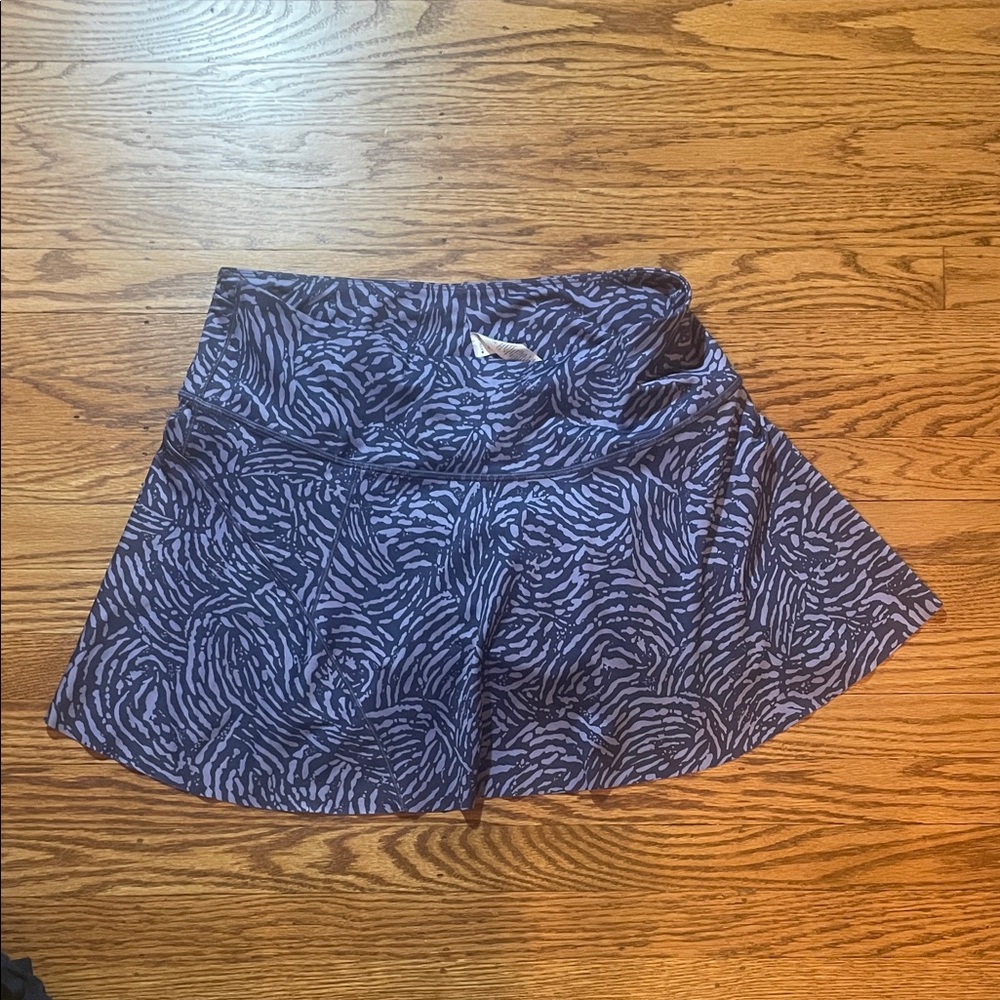 Athleta Blue Patterned Skirt